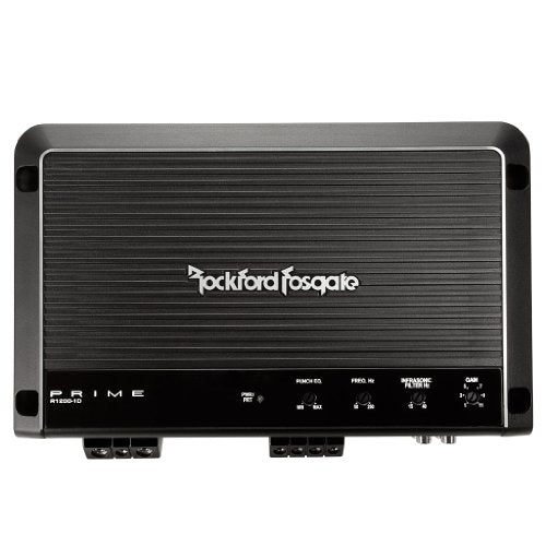 Rockford Fosgate R1200-1D Prime 1,200 Watt Class-D Mono Amplifier Rockford Fosgate R1200-1D Prime 1,200 Watt Class-D Mono Amplifier
